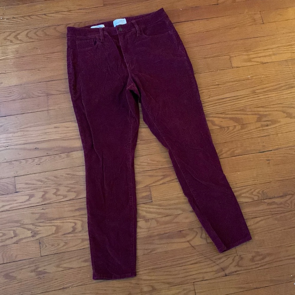 Burgundy Corduroy